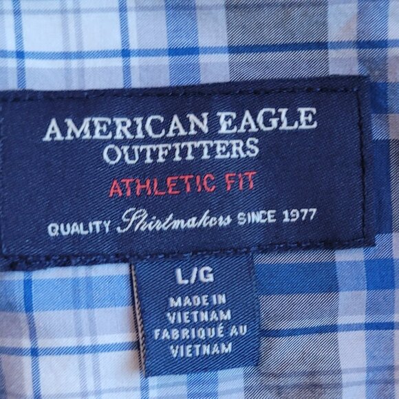 Lot of 3 American Eagle Button Down Shirts Size Large AE L - Picture 5 of 14